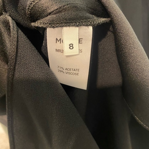 MONSE Regalia Scarf Blouse black fringe - Picture 6 of 11